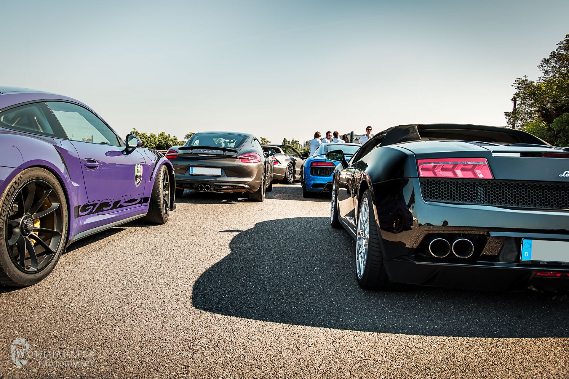 Porsche, Audi und Lamborghini gemeinsam mit LagoRun-Teilnehmern